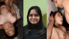 Naughty Girl Yells "Itni Tez Mat Kar" While Cousin Brothers Double-Team Her With Family Next Door